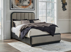 Furniture City Laplace - Ashley Furniture - Rowanbeck Queen Upholstered Panel Bed - Queen Upholstered Panel Bed - B821B2