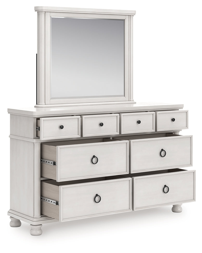 Furniture City Laplace - Ashley Furniture - Rowlenstown Dresser and Mirror - Dresser and Mirror - PCB823B1