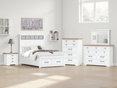 Furniture City Laplace - Ashley Furniture - Ashbryn Queen Panel Storage Bed - Queen Panel Storage Bed - B844B2