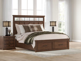 Furniture City Laplace - Ashley Furniture - Taffenbrook King Panel Storage Bed - King Panel Storage Bed - B849B4