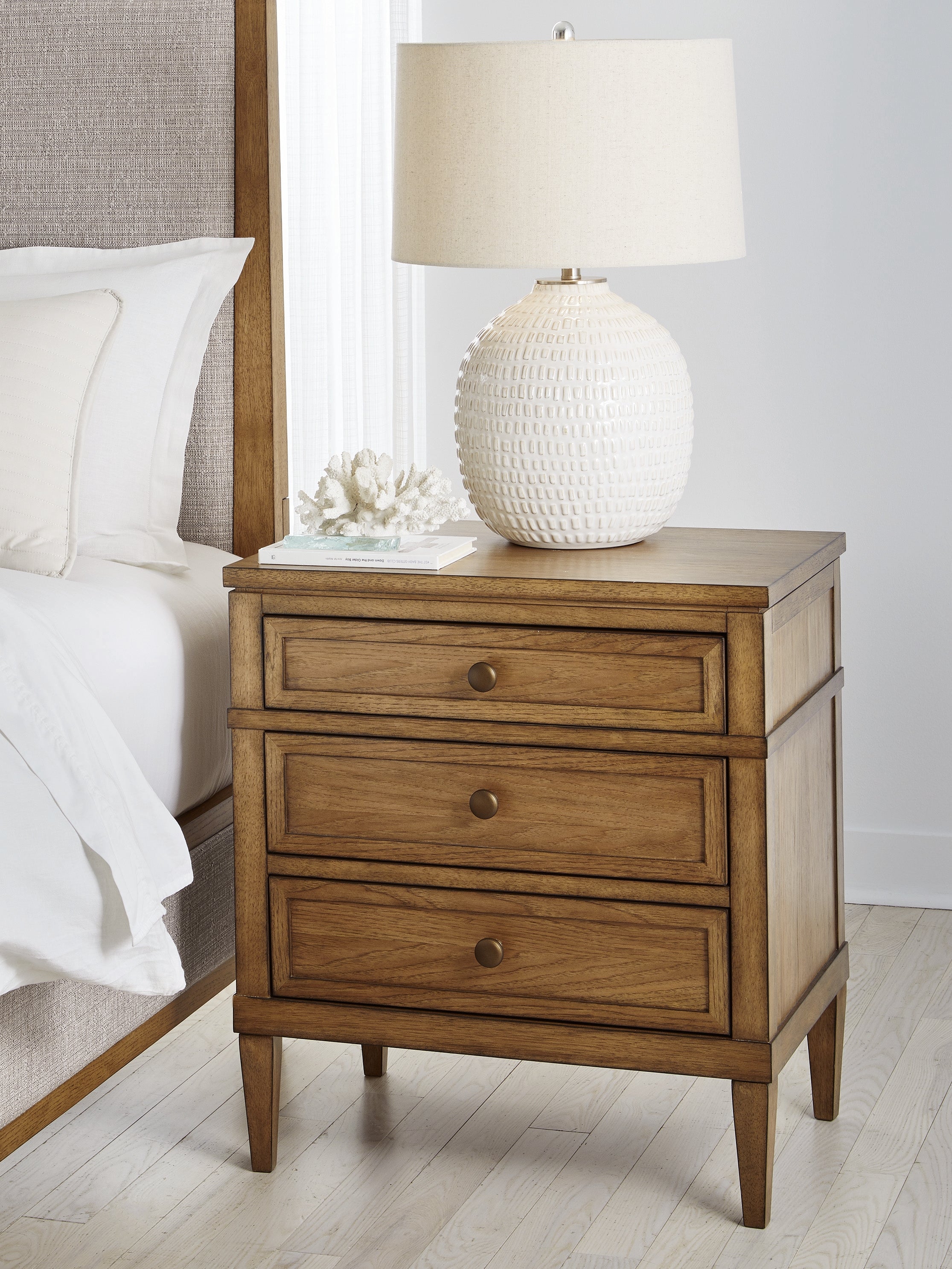 Furniture City Laplace - Ashley Furniture - Sharlance Nightstand - Three Drawer Night Stand - B895-93