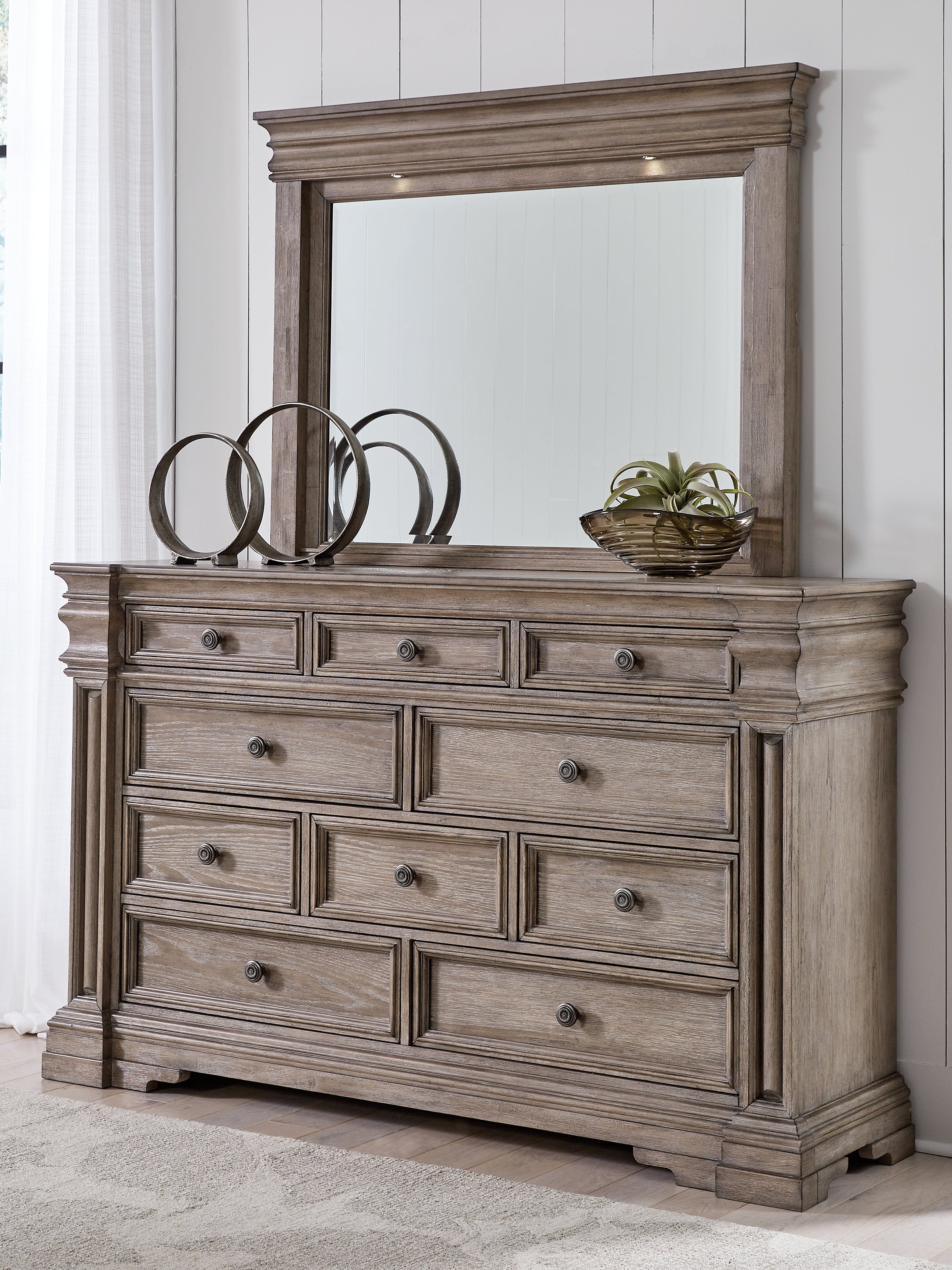 Furniture City Laplace - Ashley Furniture - Blairhurst Dresser and Mirror - Dresser and Mirror - B916B1