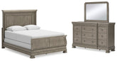 Furniture City Laplace - Ashley Furniture - Lexorne Queen Sleigh Bed, Dresser and Mirror - Queen Sleigh Bed, Dresser and Mirror - B924B3