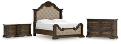 Furniture City Laplace - Ashley Furniture - Maylee King Upholstered Bed, Dresser and 2 Nightstands - King Upholstered Bed, Dresser and 2 Nightstands - B947B14