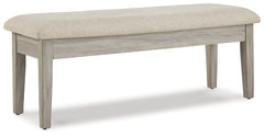 Furniture City Laplace - Ashley Furniture - Parellen 48" Bench - Upholstered Storage Bench / Beige/Gray / 49"W x 16"D x 19"H - D291-00