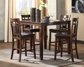 Furniture City Laplace - Ashley Furniture - Bennox Counter Height Dining Table and Bar Stools (Set of 5) - DRM Counter Table Set (5/CN) - D384-223