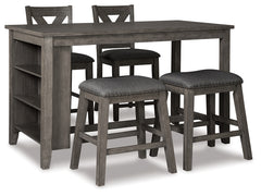 Furniture City Laplace - Ashley Furniture - Caitbrook Counter Height Dining Table and 4 Barstools - Counter Height Dining Table and 4 Barstools - D388D1