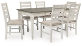 Furniture City Laplace - Ashley Furniture - Skempton Dining Table and 6 Chairs - Dining Table and 6 Chairs - D394D7