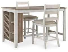 Furniture City Laplace - Ashley Furniture - Skempton Counter Height Dining Table and 2 Barstools - Counter Height Dining Table and 2 Barstools - D394D6