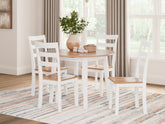 Furniture City Laplace - Ashley Furniture - Gesthaven Dining Table and 4 Chairs - Dining Table and 4 Chairs - D398D1