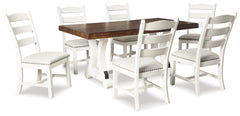 Furniture City Laplace - Ashley Furniture - Valebeck Dining Table and 6 Chairs - Dining Table and 6 Chairs - D546D6