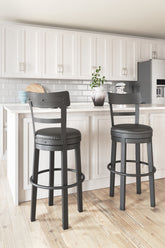 Furniture City Laplace - Ashley Furniture - Valebeck Bar Height Bar Stool (Set of 2) - Bar Height Bar Stool (Set of 2) - D546-630X2