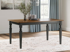 Furniture City Laplace - Ashley Furniture - Owingsville Dining Table - Rectangular Dining Room Table - D580-25