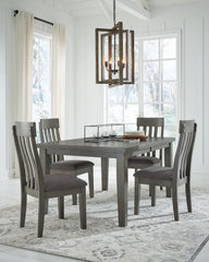 Furniture City Laplace - Ashley Furniture - Hallanden Dining Table and 4 Chairs - Dining Table and 4 Chairs - D589D1