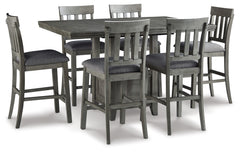 Furniture City Laplace - Ashley Furniture - Hallanden Counter Height Dining Table and 6 Barstools - Counter Height Dining Table and 6 Barstools - D589D4