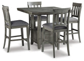 Furniture City Laplace - Ashley Furniture - Hallanden Counter Height Dining Table and 4 Barstools - Counter Height Dining Table and 4 Barstools - D589D3