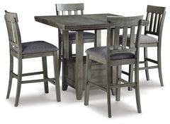 Furniture City Laplace - Ashley Furniture - Hallanden Counter Height Dining Table and 4 Barstools - Counter Height Dining Table and 4 Barstools - D589D3