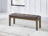 Furniture City Laplace - Ashley Furniture - Urbinforte 50" Dining Bench - Large UPH Dining Room Bench - PCD592-00
