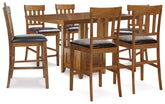 Furniture City Laplace - Ashley Furniture - Ralene Counter Height Dining Table and 6 Barstools - Counter Height Dining Table and 6 Barstools - D594D5