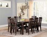 Furniture City Laplace - Ashley Furniture - Haddigan Dining Table and 8 Chairs - Dining Table and 8 Chairs - D596D4