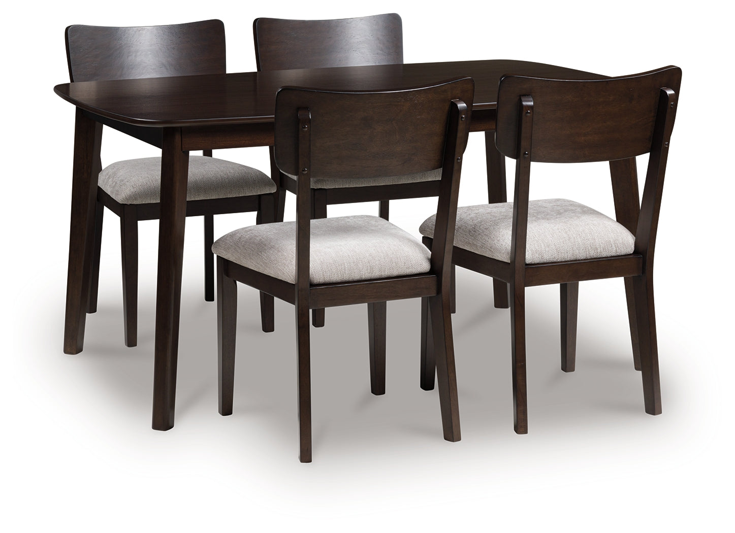 Furniture City Laplace - Ashley Furniture - Mallenette Dining Table and 4 Chairs (Set of 5) - Dining Room Table Set (5/CN) - PCD607-225