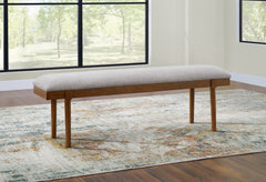 Furniture City Laplace - Ashley Furniture - Lyncott 59" Upholstered Dining Bench - Large UPH Dining Room Bench - D615-00