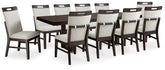 Furniture City Laplace - Ashley Furniture - Neymorton Dining Table and 10 Chairs - Dining Table and 10 Chairs - D618D4