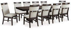 Furniture City Laplace - Ashley Furniture - Neymorton Dining Table and 10 Chairs - Dining Table and 10 Chairs - D618D4
