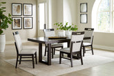 Furniture City Laplace - Ashley Furniture - Neymorton Dining Table and 4 Chairs - Dining Table and 4 Chairs - D618D1