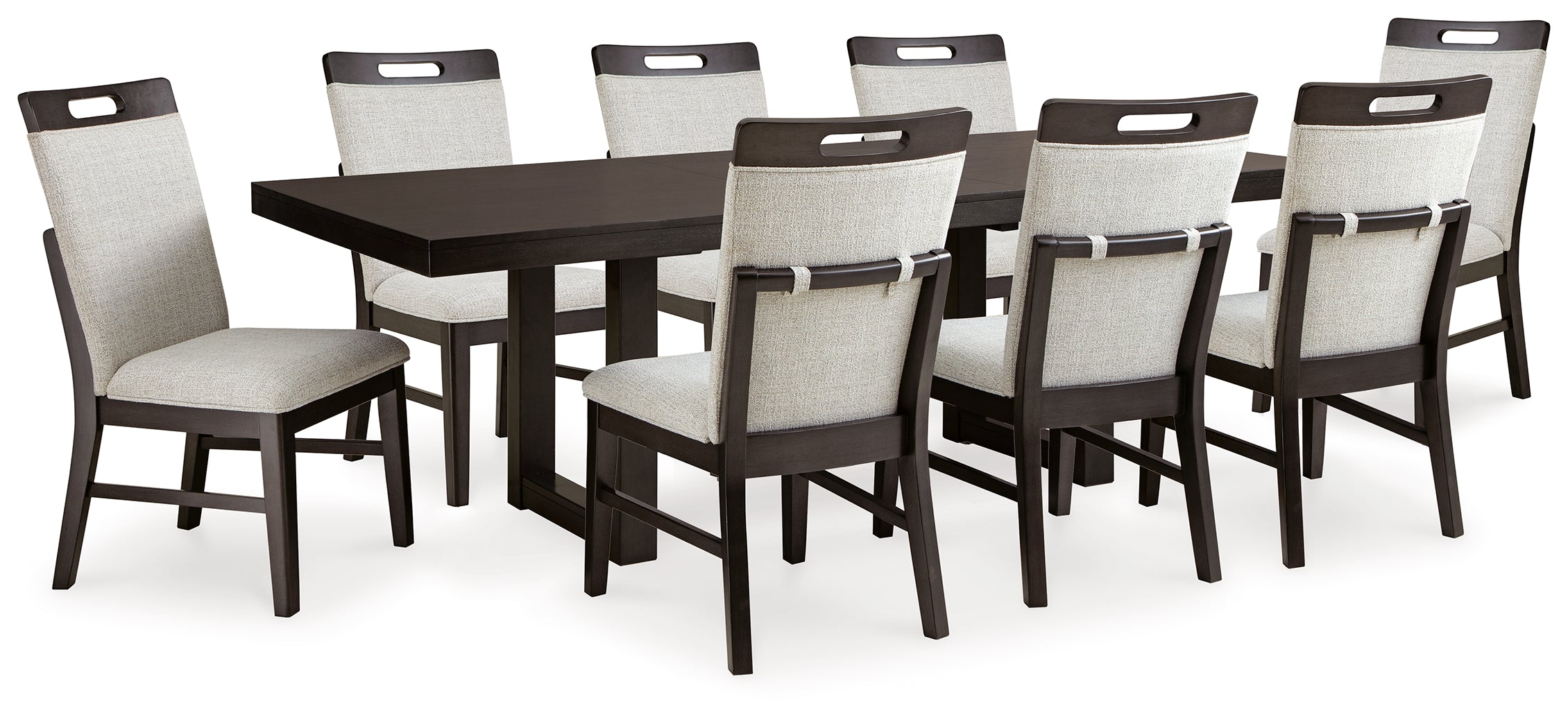 Furniture City Laplace - Ashley Furniture - Neymorton Dining Table and 8 Chairs - Dining Table and 8 Chairs - D618D3