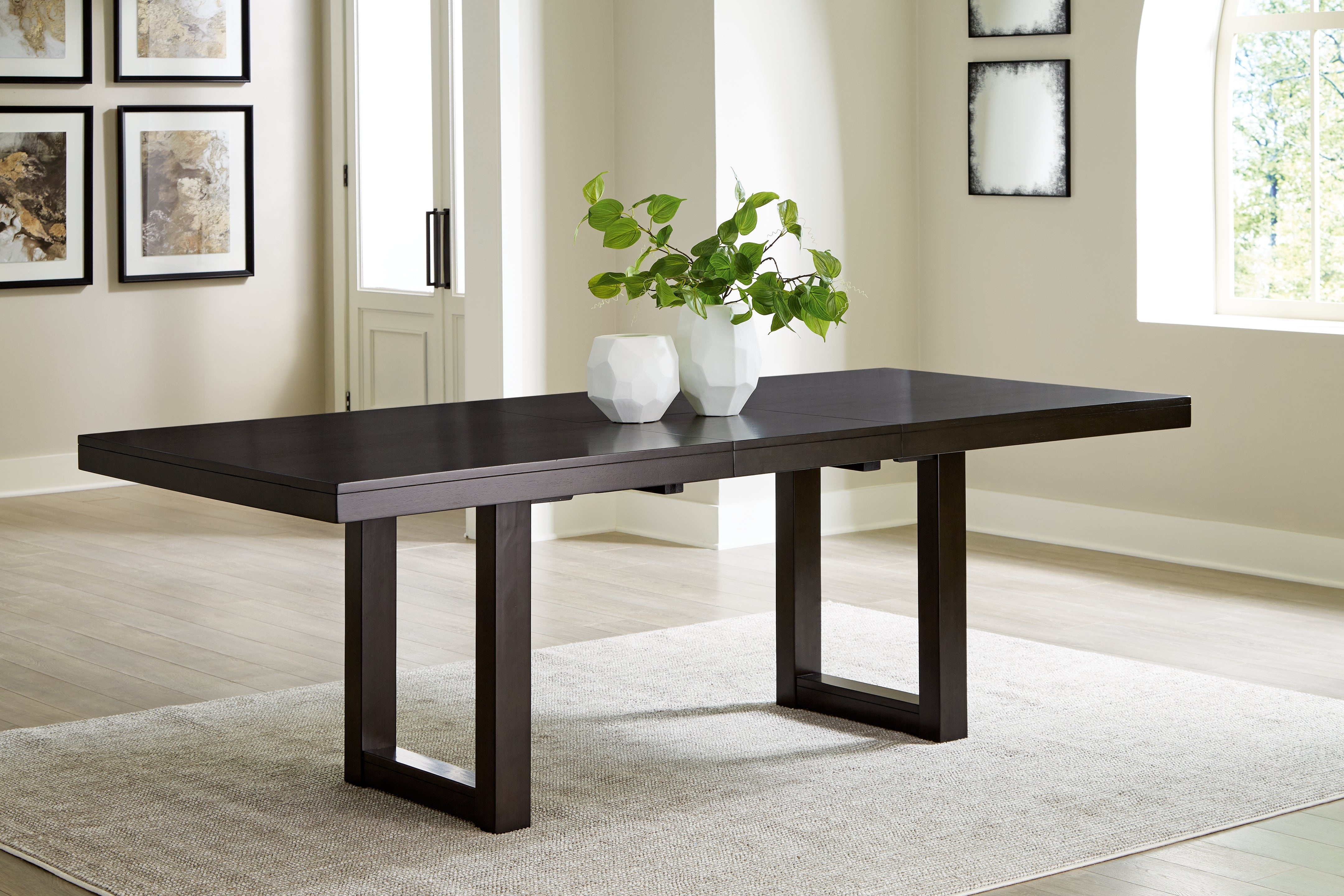 Furniture City Laplace - Ashley Furniture - Neymorton Dining Extension Table - RECT DRM Butterfly EXT Table - D618-35