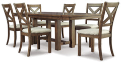 Furniture City Laplace - Ashley Furniture - Moriville Dining Table and 6 Chairs - Dining Table and 6 Chairs - D631D11