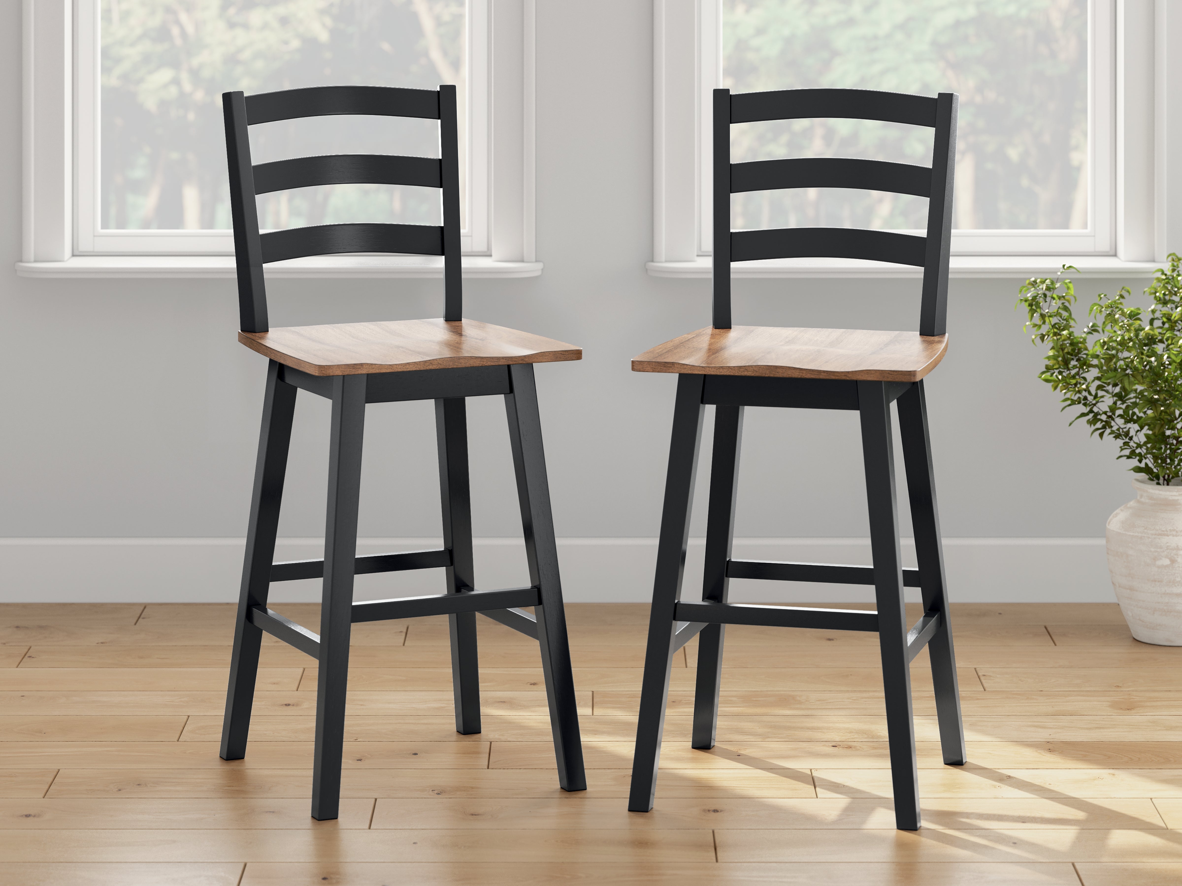 Furniture City Laplace - Ashley Furniture - Wildenauer Bar Height Barstool (Set of 2) - Bar Height Barstool (Set of 2) - D634-230X2