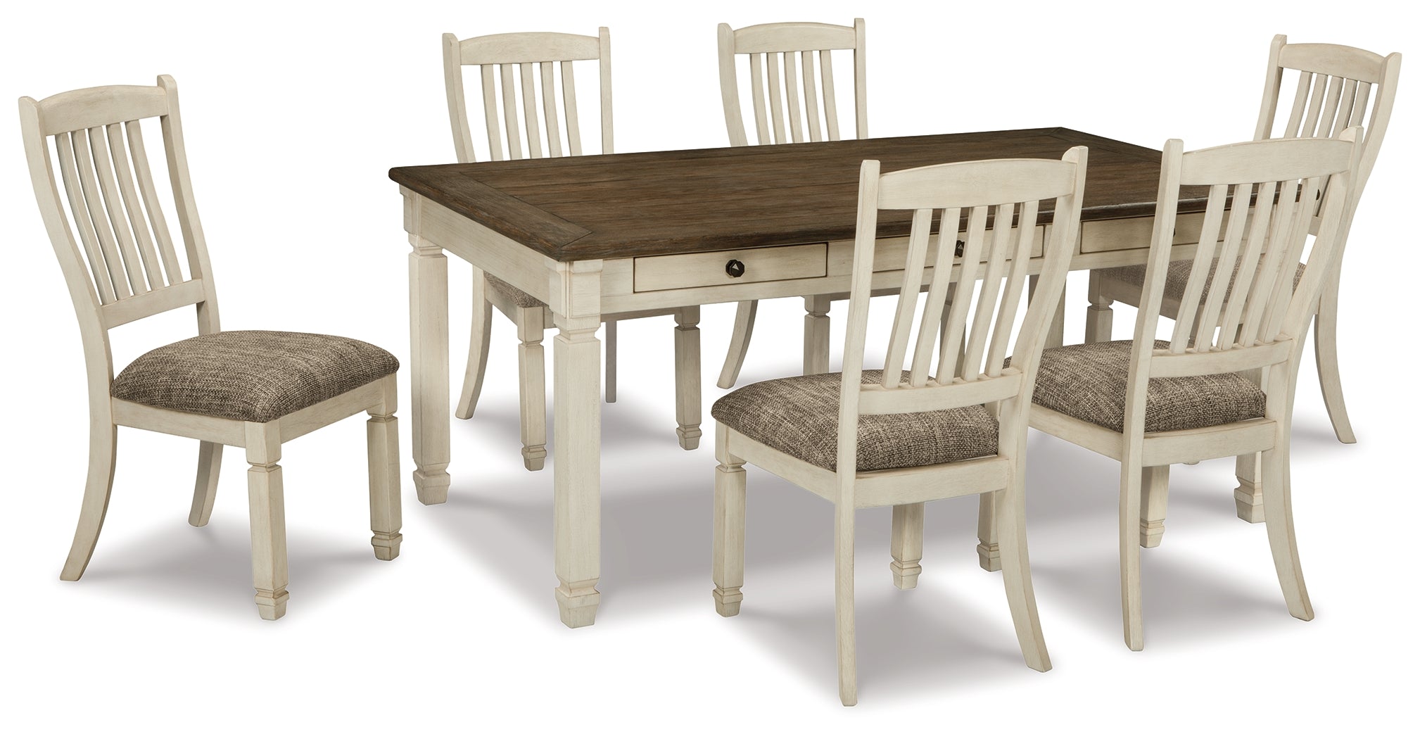 Furniture City Laplace - Ashley Furniture - Bolanburg Dining Table with 6 Chairs - Dining Table with 6 Chairs - D647D8