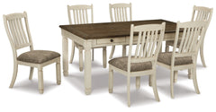 Furniture City Laplace - Ashley Furniture - Bolanburg Dining Table with 6 Chairs - Dining Table with 6 Chairs - D647D8