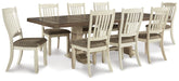 Furniture City Laplace - Ashley Furniture - Bolanburg Dining Table and 8 Chairs - Dining Table and 8 Chairs - D647D30