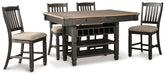 Furniture City Laplace - Ashley Furniture - Tyler Creek Counter Height Dining Table with 4 Barstools - Counter Height Dining Table with 4 Barstools - D736D3