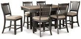 Furniture City Laplace - Ashley Furniture - Tyler Creek Counter Height Dining Table and 6 Barstools - Counter Height Dining Table and 6 Barstools - D736D5
