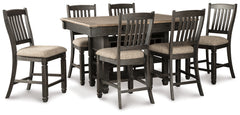 Furniture City Laplace - Ashley Furniture - Tyler Creek Counter Height Dining Table and 6 Barstools - Counter Height Dining Table and 6 Barstools - D736D5