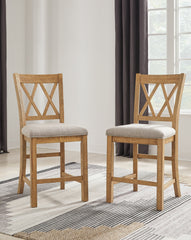 Furniture City Laplace - Ashley Furniture - Havonplane Barstool (Set of 2) - Barstool (Set of 2) - D773-124X2