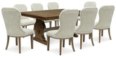 Furniture City Laplace - Ashley Furniture - Sturlayne Dining Table and 8 Chairs - Dining Table and 8 Chairs - D787D6
