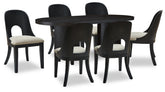 Furniture City Laplace - Ashley Furniture - Rowanbeck Dining Table and 6 Chairs - Dining Table and 6 Chairs - D821D4