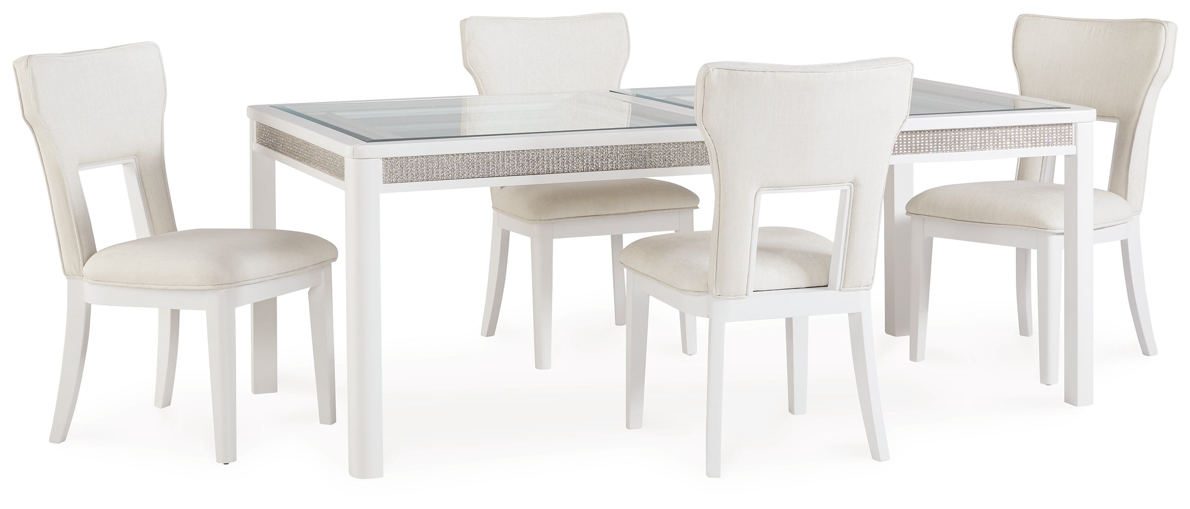 Furniture City Laplace - Ashley Furniture - Chalanna Dining Table and 4 Chairs - Dining Table and 4 Chairs - D822D1