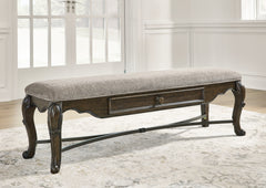 Furniture City Laplace - Ashley Furniture - Maylee 63" Dining Bench - Upholstered Storage Bench - D947-00