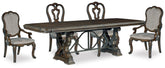 Furniture City Laplace - Ashley Furniture - Maylee Dining Table and 4 Chairs - Dining Table and 4 Chairs - D947D10