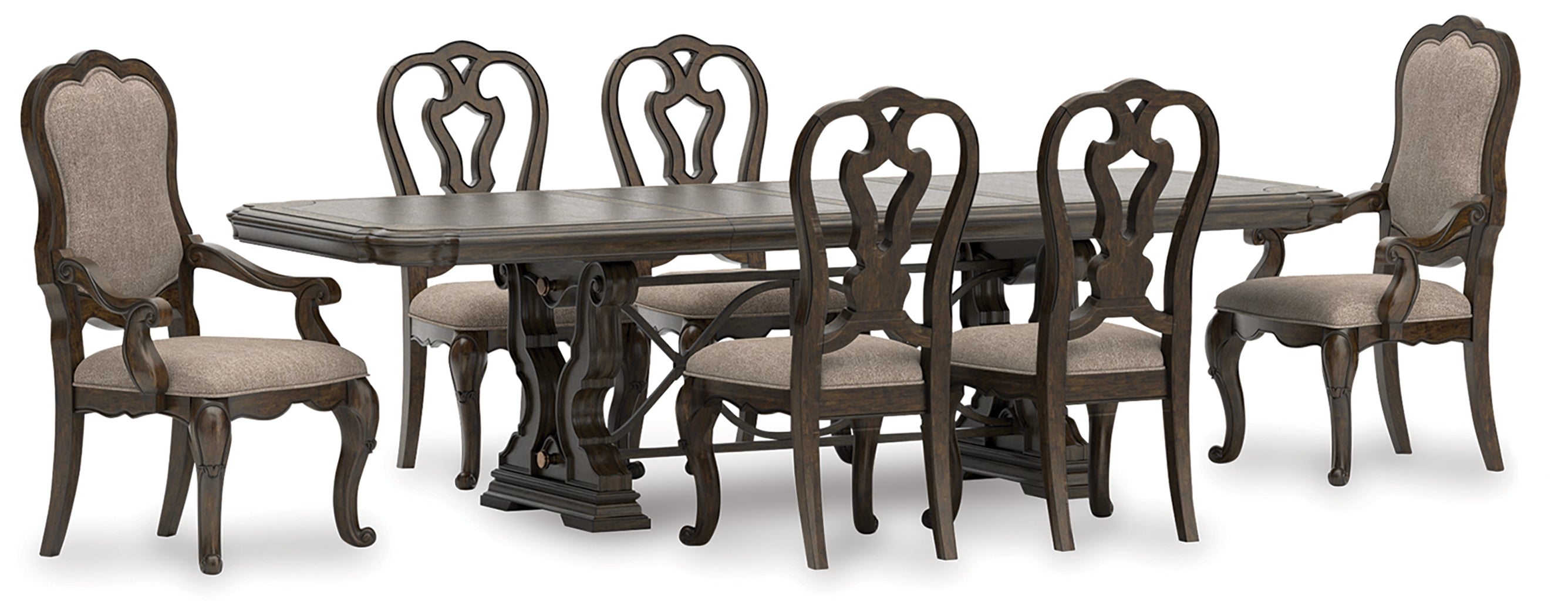 Furniture City Laplace - Ashley Furniture - Maylee Dining Table and 6 Chairs - Dining Table and 6 Chairs - D947D3