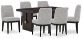 Furniture City Laplace - Ashley Furniture - Burkhaus Dining Table and 6 Chairs - Dining Table and 6 Chairs - D984D8