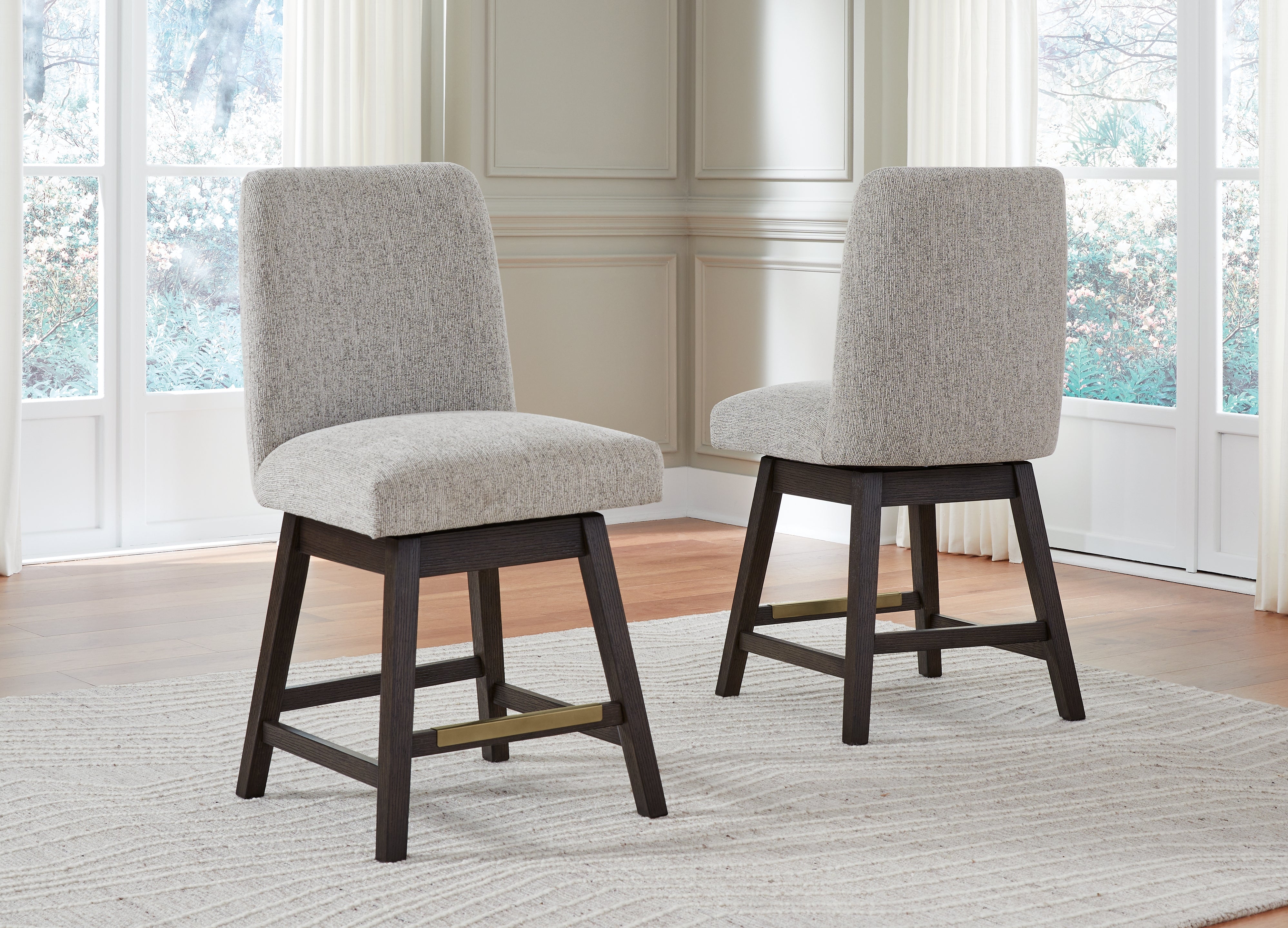 Furniture City Laplace - Ashley Furniture - Burkhaus Counter Height Barstool (Set of 2) - Counter Height Barstool (Set of 2) - D984-124X2