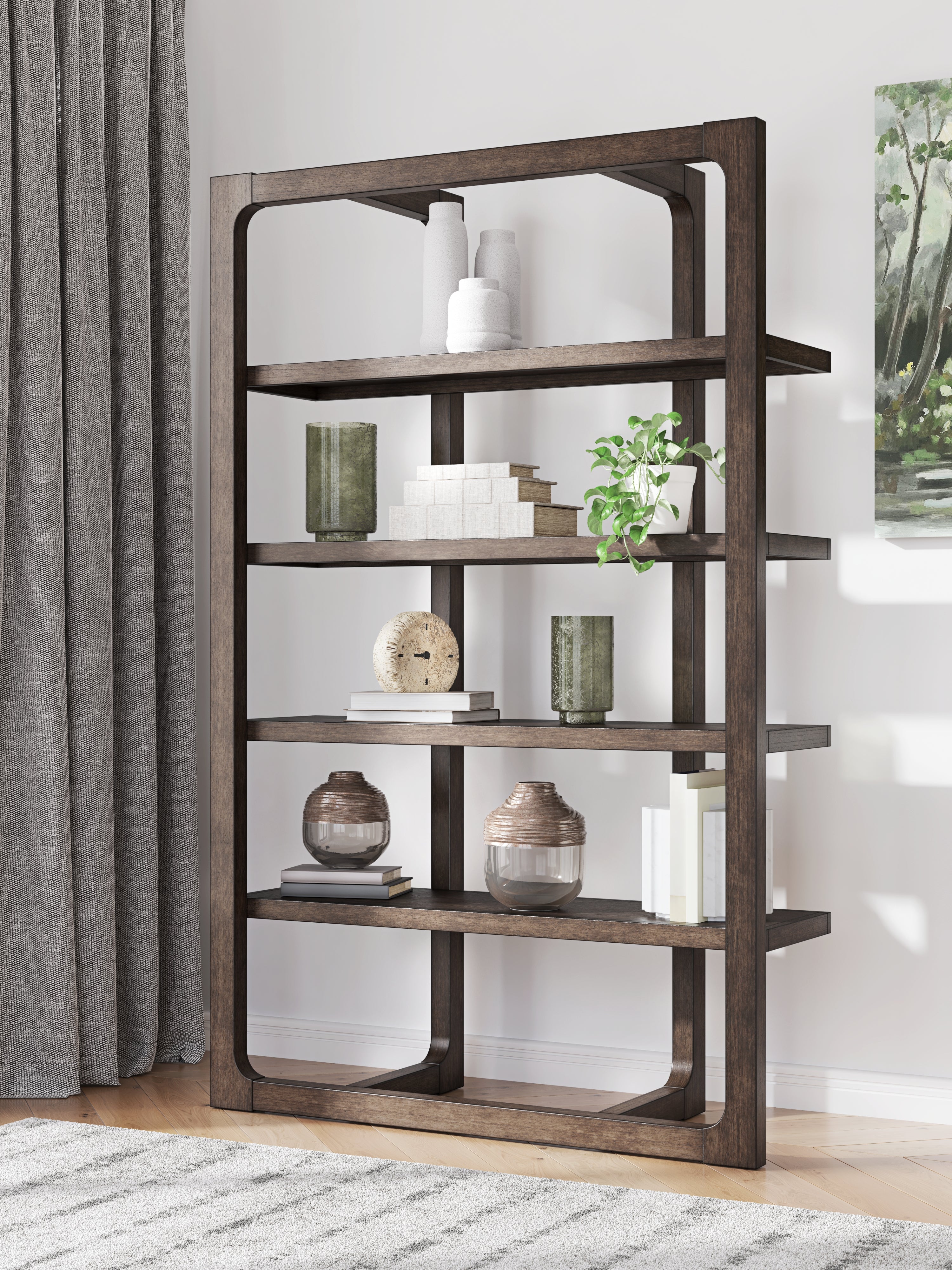 Furniture City Laplace - Ashley Furniture - Breckington 76" Bookcase - Bookcase - H556-70