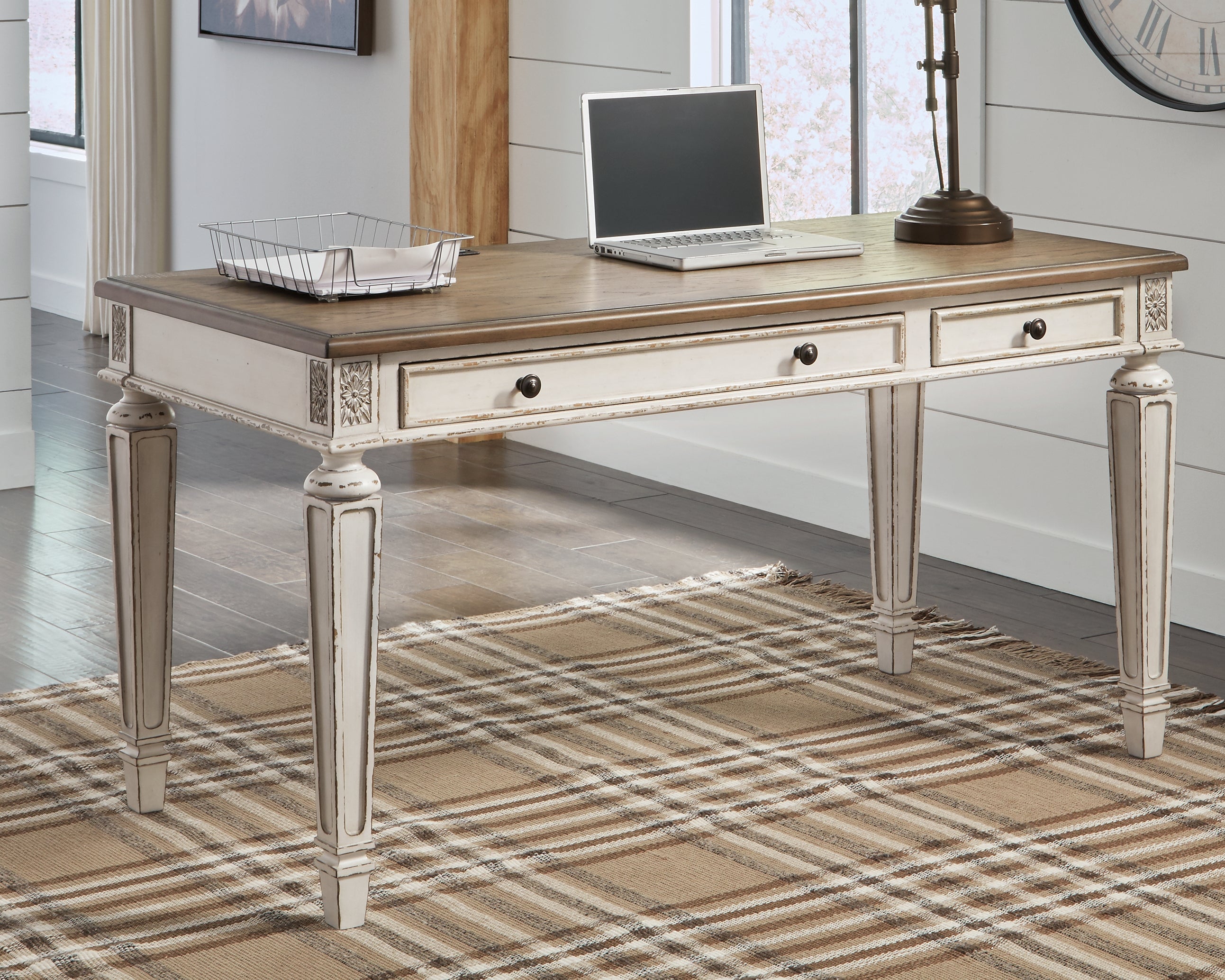Furniture City Laplace - Ashley Furniture - Realyn 60" Home Office Desk - Home Office Desk - H743-34